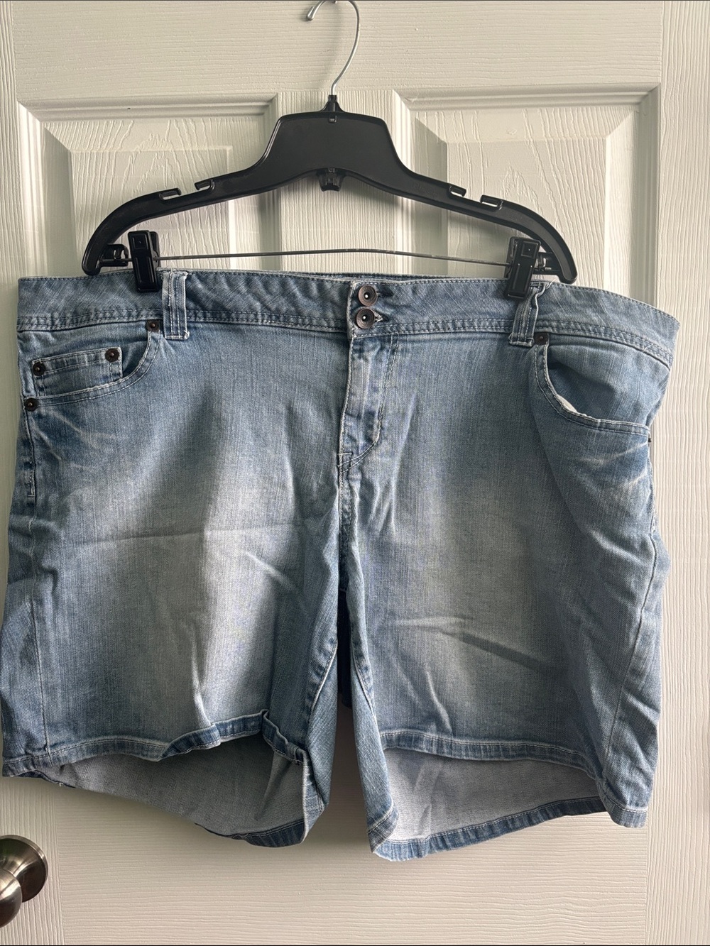 torrid Light Blue Denim Shorts